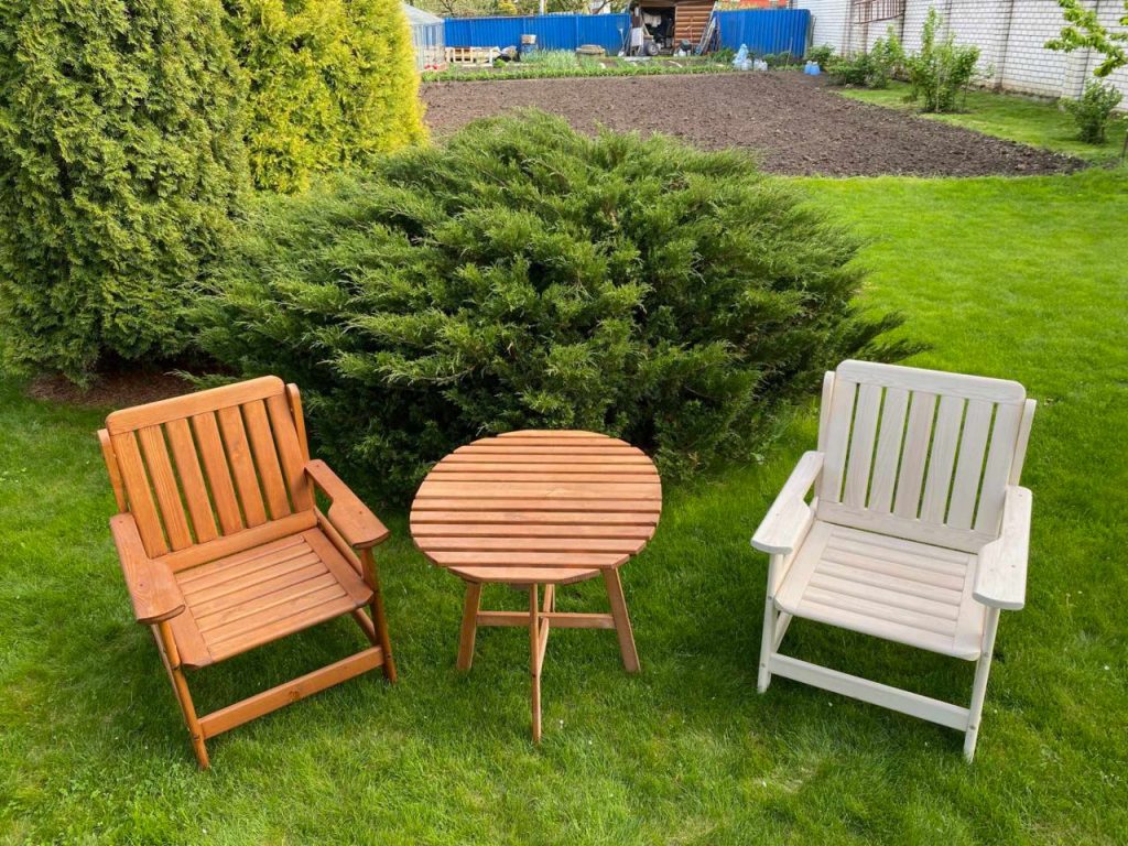 мебель садовая из дерева